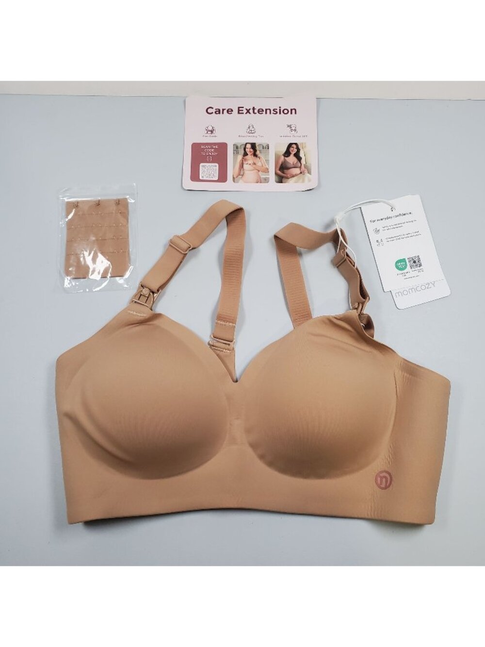 Momcozy Maternity Nursing Bra Women Size Small NWT Front Straps Easy Clip Clasp
